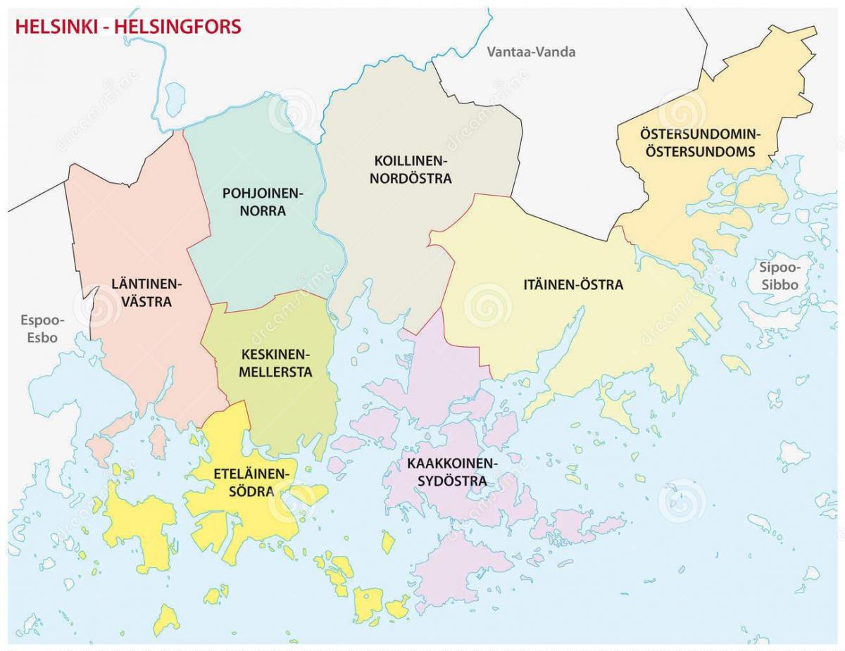 Plan districts Helsinki